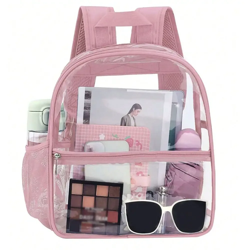 petit sac à dos transparent en pvc, sac d'été étanche pour téléphone portable de plage, pour voyage, école, rangement
