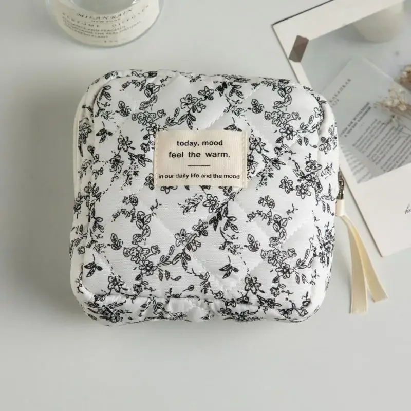 trousse de maquillage pour étudiantes, sac de rangement pour cartes photo avec nœud doux, porte-clés portable, sac pour pièces de monnaie, mini sac de trucs mignon