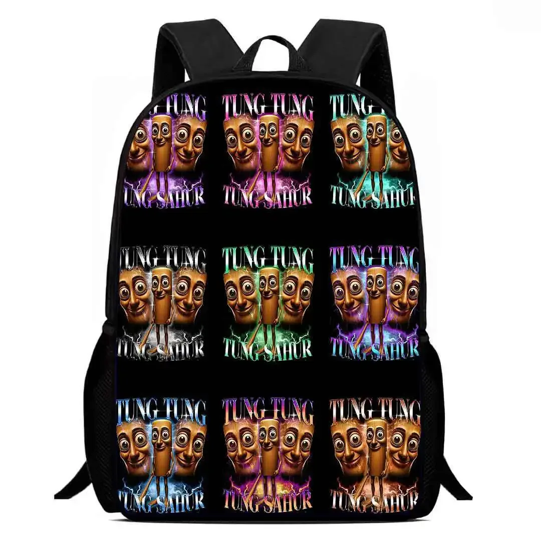 sac à dos pour enfants de vente chaude, sac à dos d'école primaire de dessin animé tung tung sahur ettralala, sacs à dos