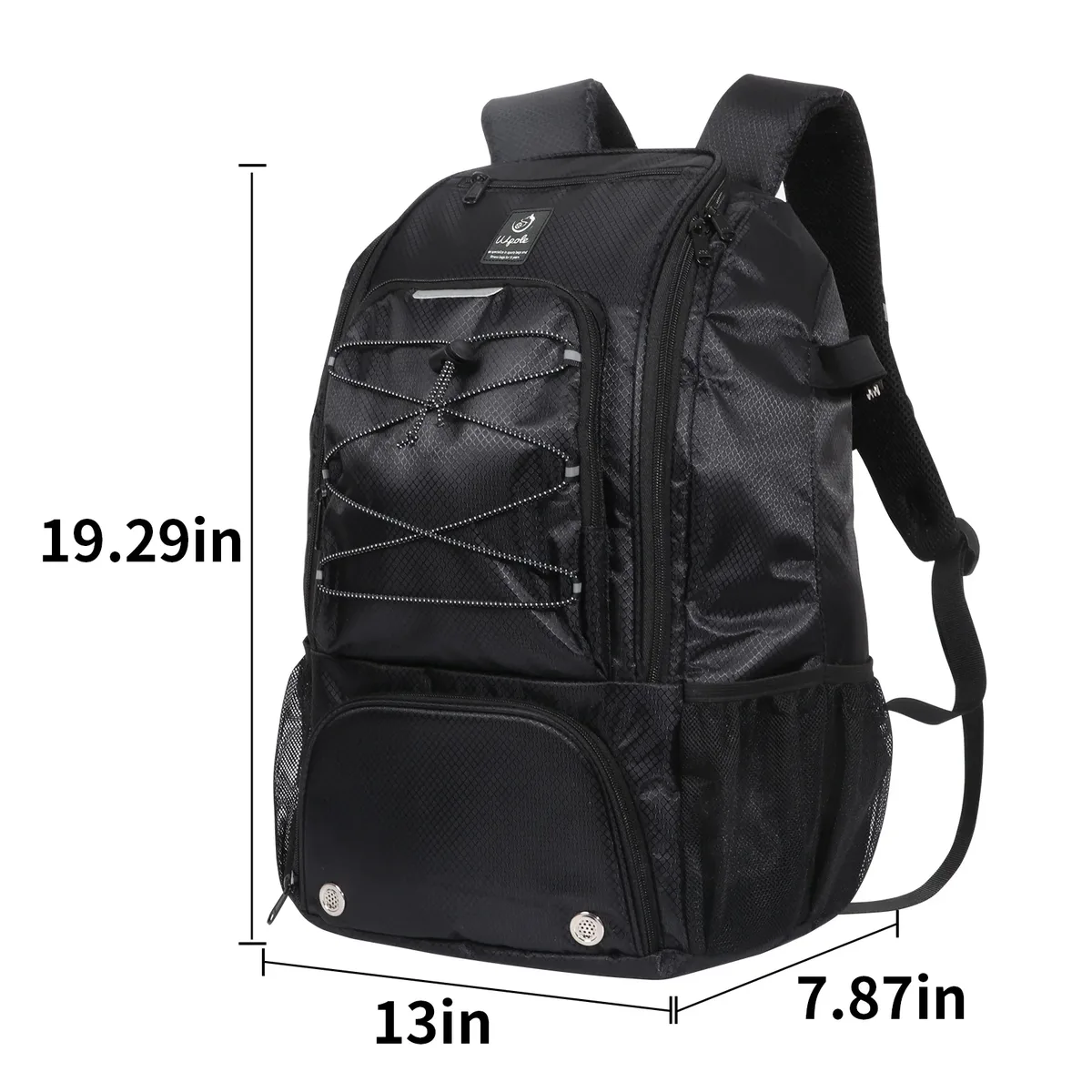 denuoniss – sac de baseball et softball 29 ll, sac à dos pour jeunes garçons et adultes avec crochet de clôture pour tenir 2 tee-ball, équipement de gants de batte