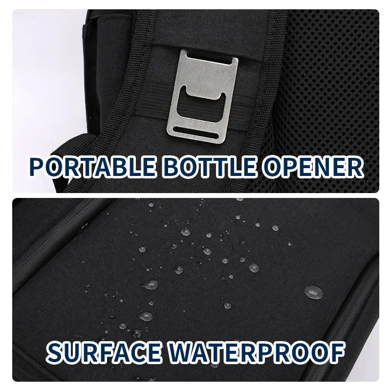 denuoniss – sac à dos isotherme, souple, double couche, thermo-isolant, pour le réfrigérateur, la bière, le vin, le pique-nique