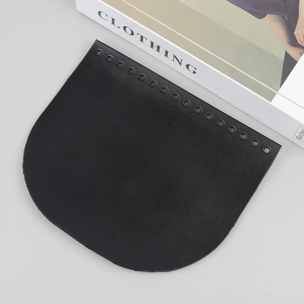 sac à bandoulière en cuir véritable à la mode, housse à rabat de remplacement pour femmes, sac à main spécial noir, accessoires de bricolage, matériel de couture