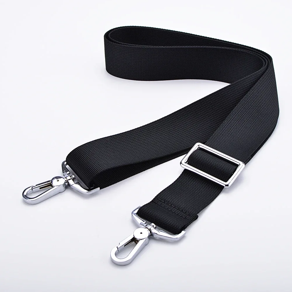 sangle de sac d'ordinateur de 3.8cm de large, en nylon pour sac à main pour hommes, porte-documents, sac à bandoulière, ceintures d'épaule, longues bandes réglables, sac à dos