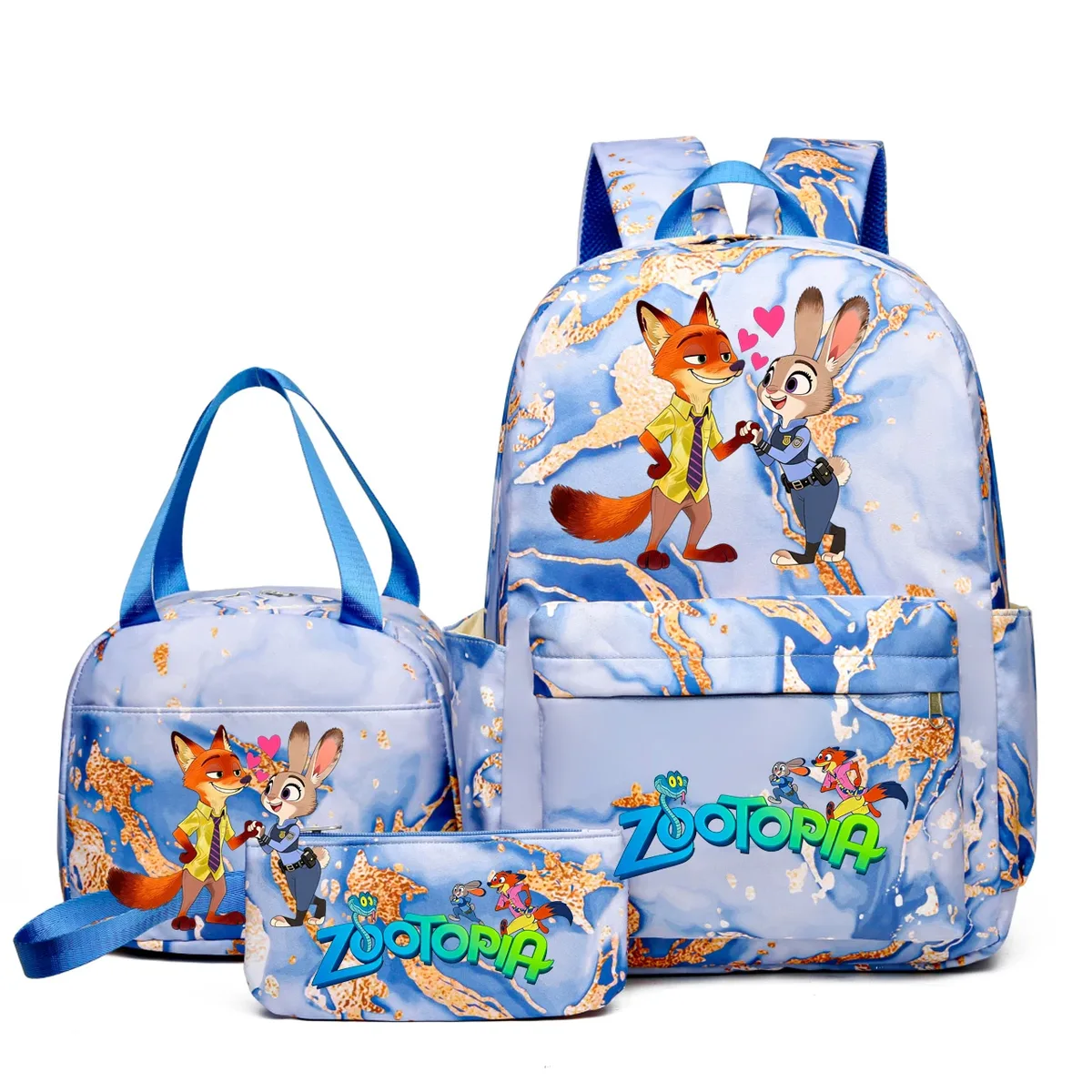sacs à dos katseye music 3 pièces pour femmes et filles, sacs à dos de voyage et d'extérieur dégradés avec sacs à déjeuner, légers, pour adolescents, ordinateur portable, mochila
