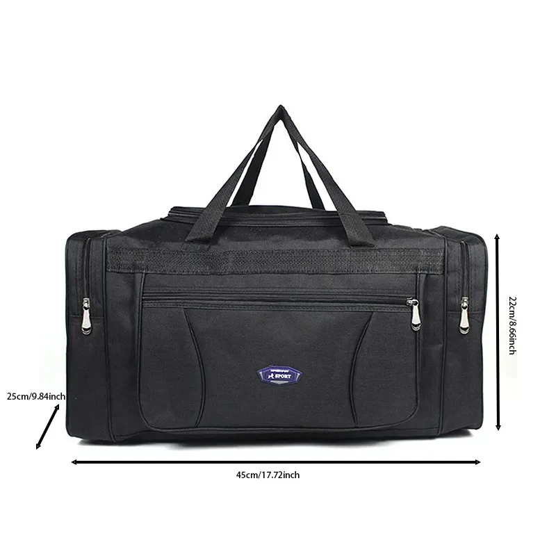 sacs de voyage oxford imperméables pour hommes, bagages à main, grand sac de voyage d'affaires, grande capacité, sac de voyage de week-end