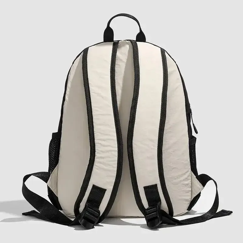 sac à dos de voyage de randonnée à blocs de couleurs pour étudiants, nouvelle mode 2025, sac à dos de voyage léger en plein air pour femmes