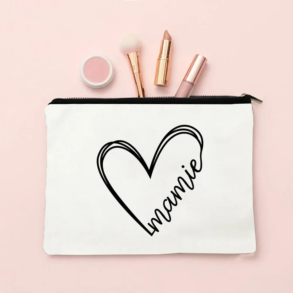 sacs à cosmétiques college avec fermeture éclair, cadeaux pour mamie, trousse de maquillage, meilleure grand-mère du monde, poudres de toilette, annonce de grossesse, voyage, présidence, eser