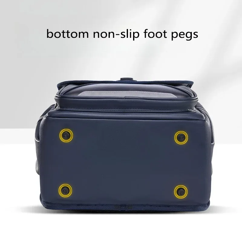 cartable japonais pour élèves du primaire, sac à dos de luxe pour enfants, sac de livre à rabat en pu, cartables de grande capacité, sac à dos d'école étanche