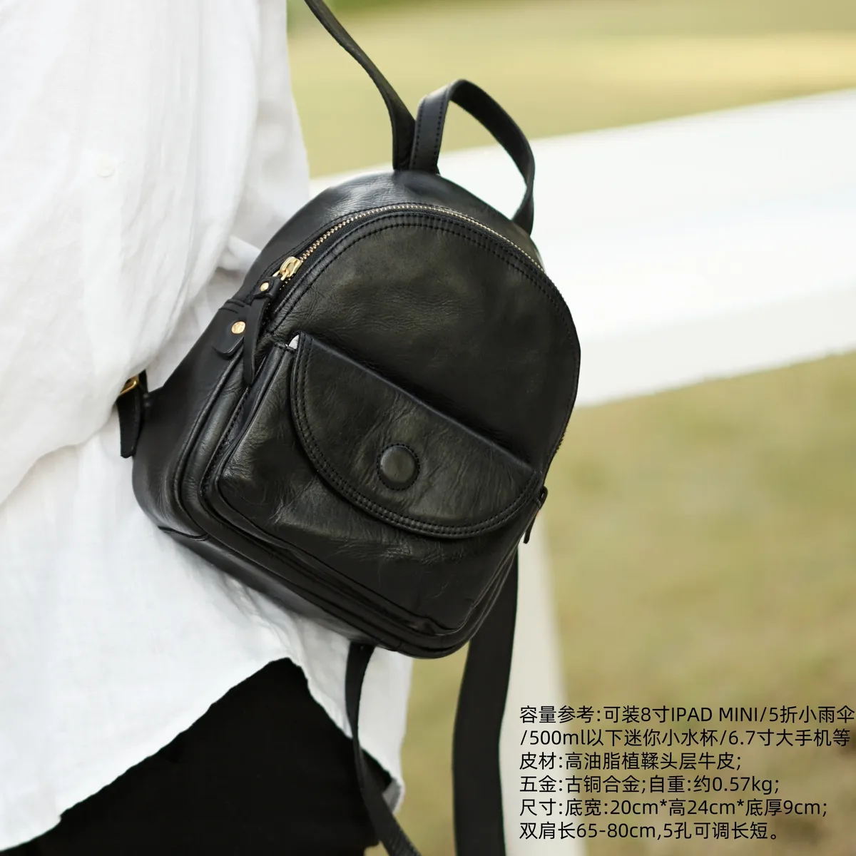mode décontracté à la main première couche peau de vache femmes petit sac à dos week-end voyage en plein air vintage luxe en cuir véritable sac à dos