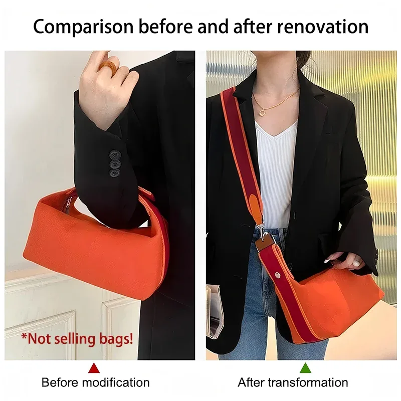 élargissement toile tissé large bandoulière sac fourre-tout ceinture sac à bandoulière sangle pour h boîte à déjeuner toile sac à main accessoires