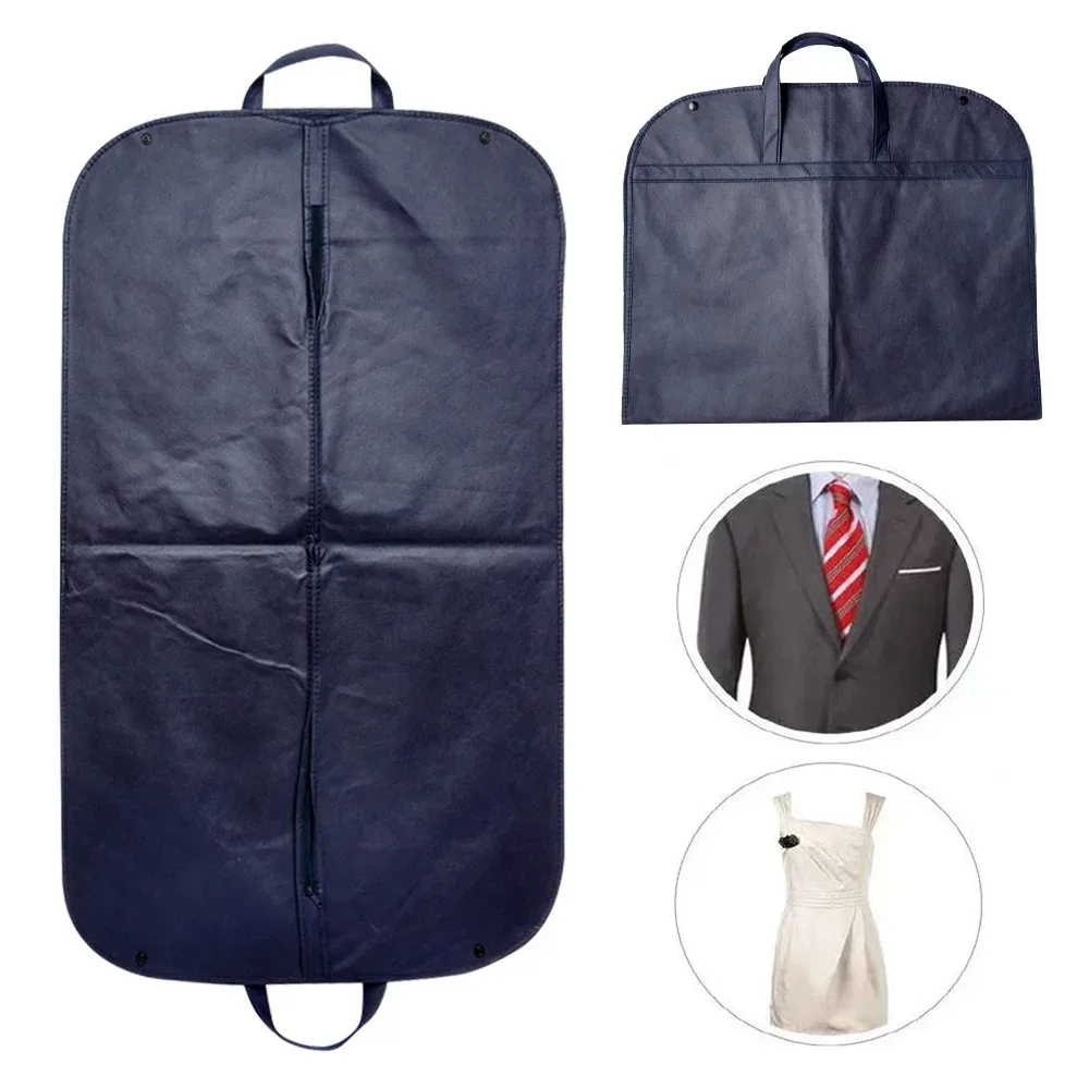 sac de protection de vêtement anti-poussière, housse de vêtements entièrement fermée avec fermeture éclair, sacs à vêtements suspendus, sac de rangement de vêtements durable