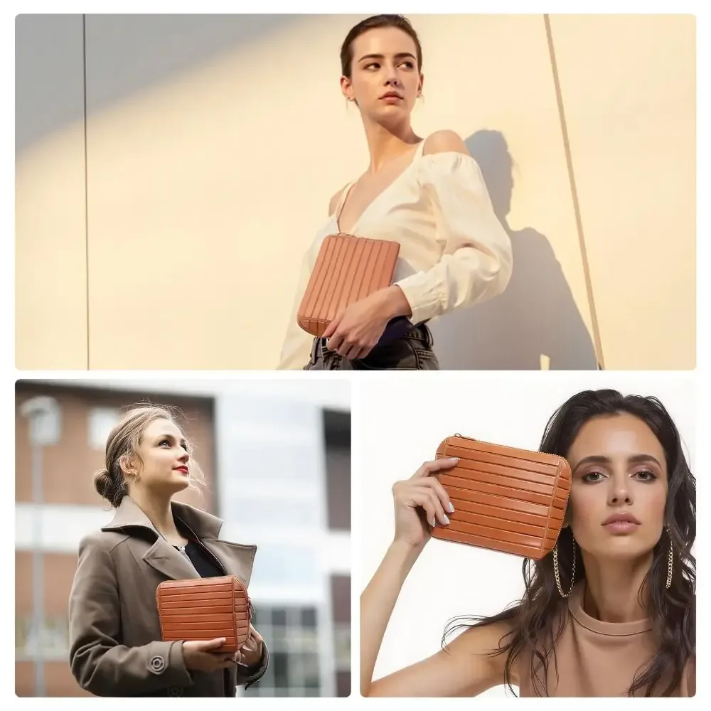 sac de maquillage de voyage de grande capacité, 27 poches, sac à cosmétiques portable, séparateurs réglables pratiques, pochette de rangement pour femmes