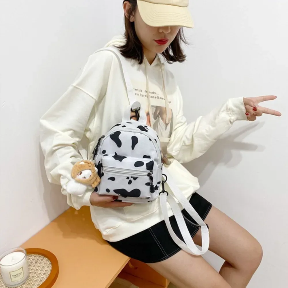 sac à dos drôle de tache de vache pour des femmes, mini sac à dos de mode, sac à dos décontracté, sac de voyage, sacs à main pour des femmes
