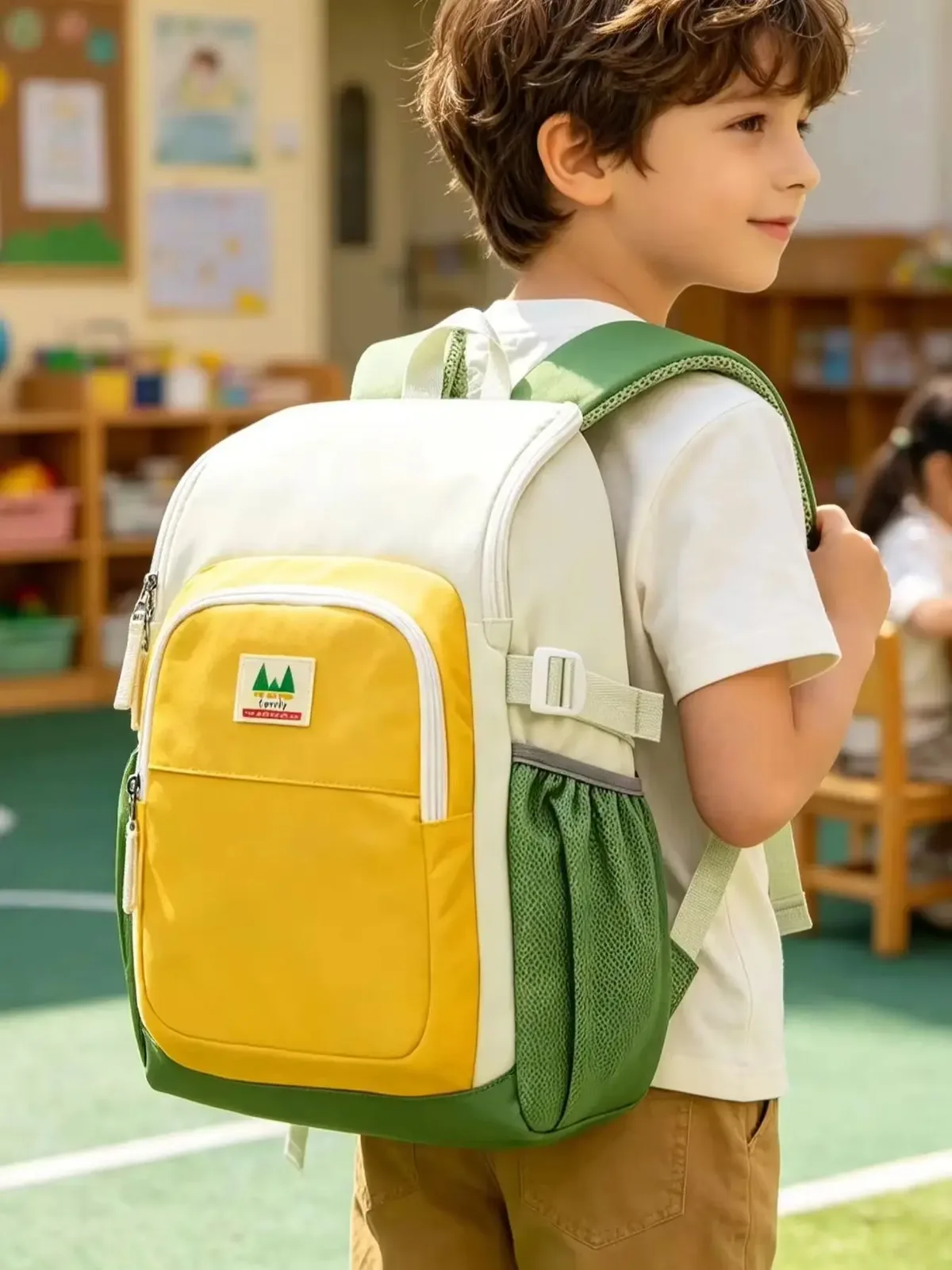 Sacs d'école pour garçons, sacs à dos pour enfants de 3 à 10 ans, sacs à dos de voyage pour la maternelle et l'école primaire
