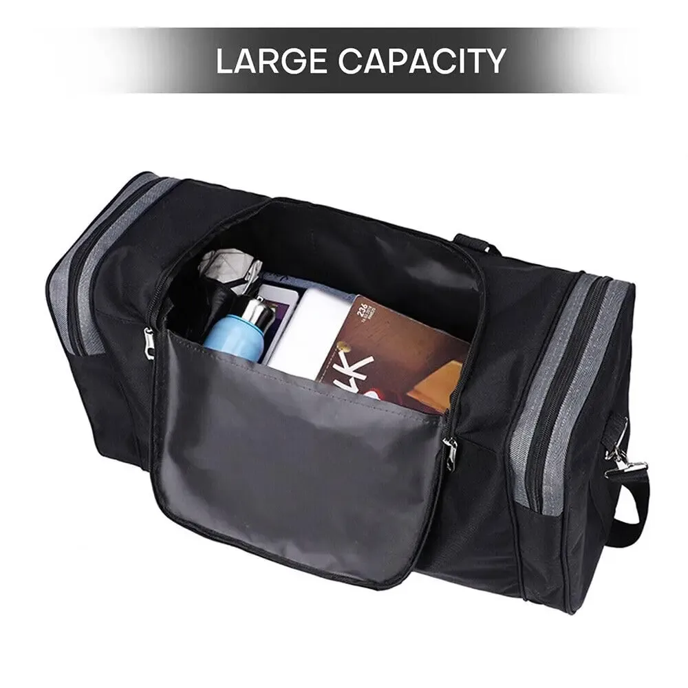 sac de sport étanche pour homme et femme, grand sac de sport, sac de voyage, bagage de sport, sac de week-end, 60l, 28 po