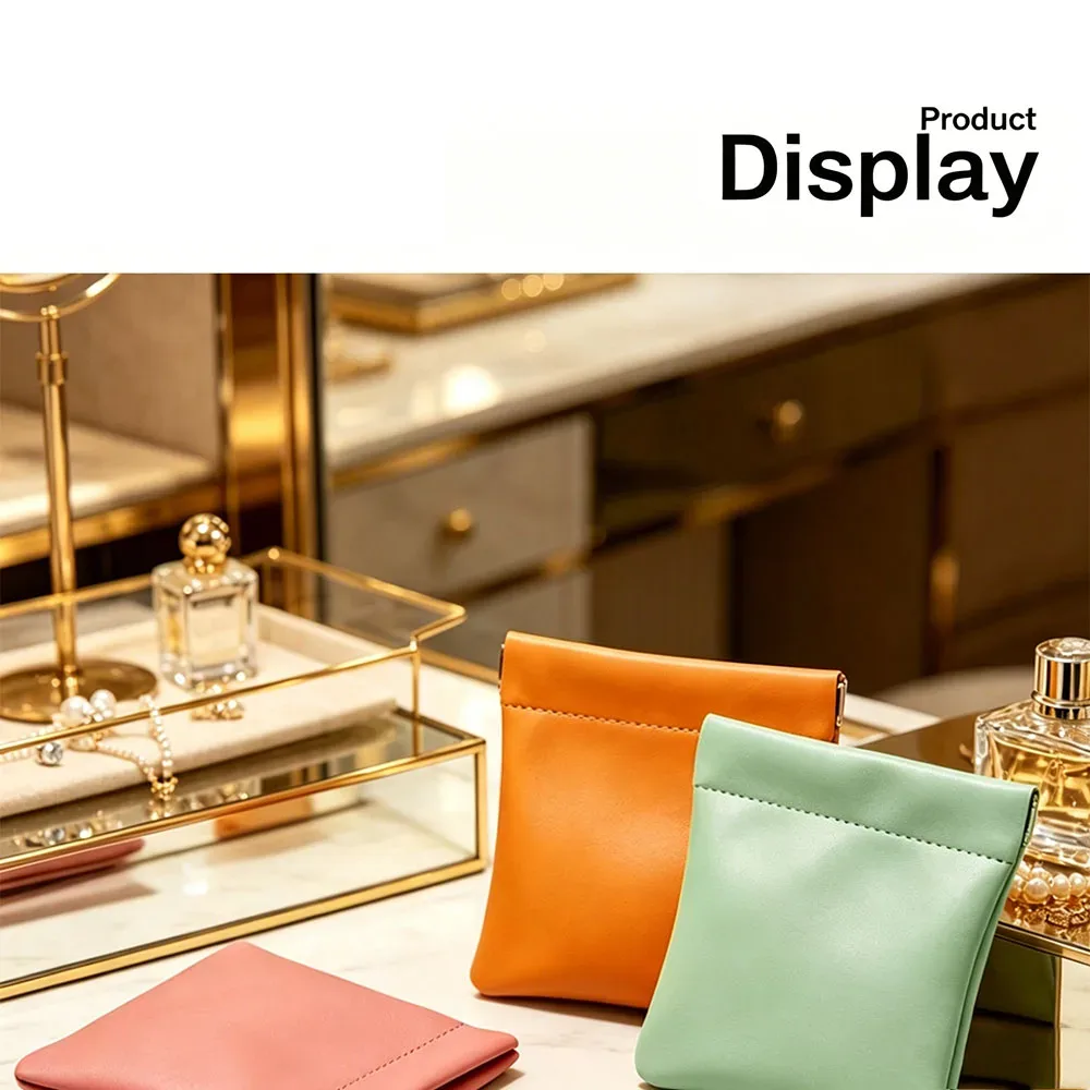 sac de rangement pour bijoux, organiseur d'accessoires pratique, rangement pour rouge à lèvres, écouteurs, pièces de monnaie et câbles de données
