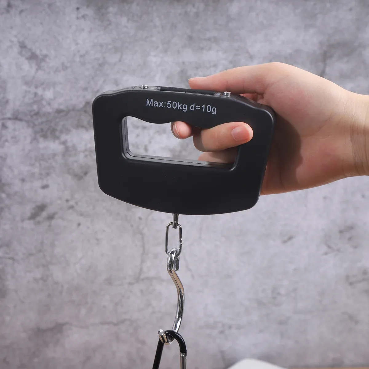 pèse-personne électronique portable avec écran lcd numérique, outils d'équilibre de poids, poids des bagages, poids des bagages, valise de voyage, 110lb, 50kg