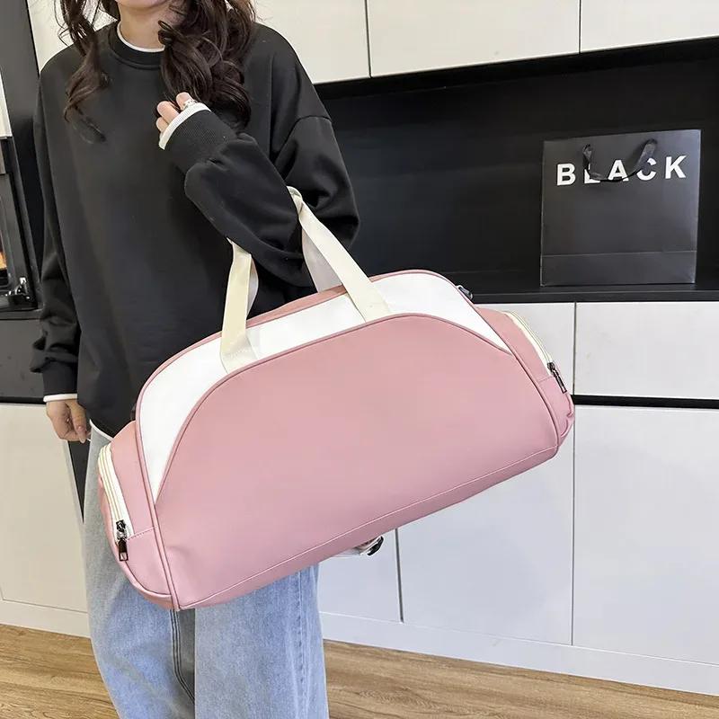 sac de fitness avec logo personnalisé, sac de voyage avec séparation sèche et humide, sac de sport personnalisé avec nom de bricolage, sac de sport