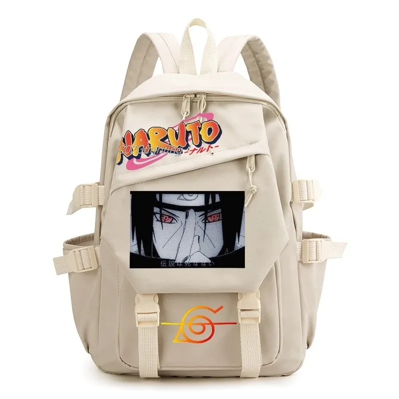 sac à dos uzumaki naruto uchiha sasuke, sac à dos de cosplay unisexe pour étudiants, sac à dos de dessin animé, sac à dos pour ordinateur portable, sac à dos de voyage, cadeaux d'extérieur