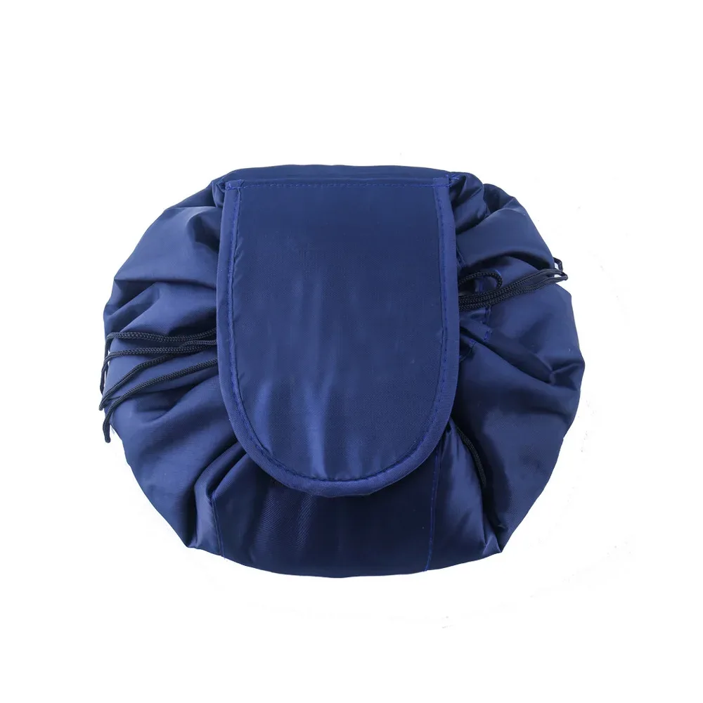 1pc sac cosmétique à cordon pour femmes, sac de rangement de voyage, sac de maquillage portable, étui de toilette imperméable, sac de lavage, pochette de maquillage.
