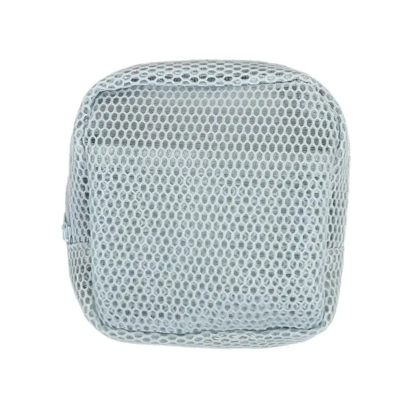 sac à cosmétiques carré en maille pour femmes, mignon, écouteurs portables, rouge à lèvres, serviettes hygiéniques, pochette de rangement, petits sacs de maquillage à fermeture éclair
