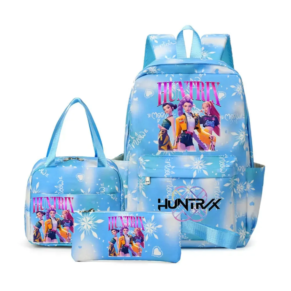 sacs d'école imprimés kpop demon hunters pour enfants, sacs à dos pour ordinateur portable pour adolescentes et garçons, sacs de voyage pour femmes