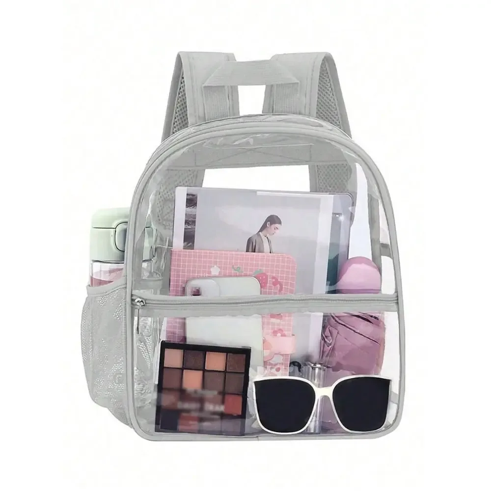 petit sac à dos transparent en pvc, sac d'été étanche pour téléphone portable de plage, pour voyage, école, rangement