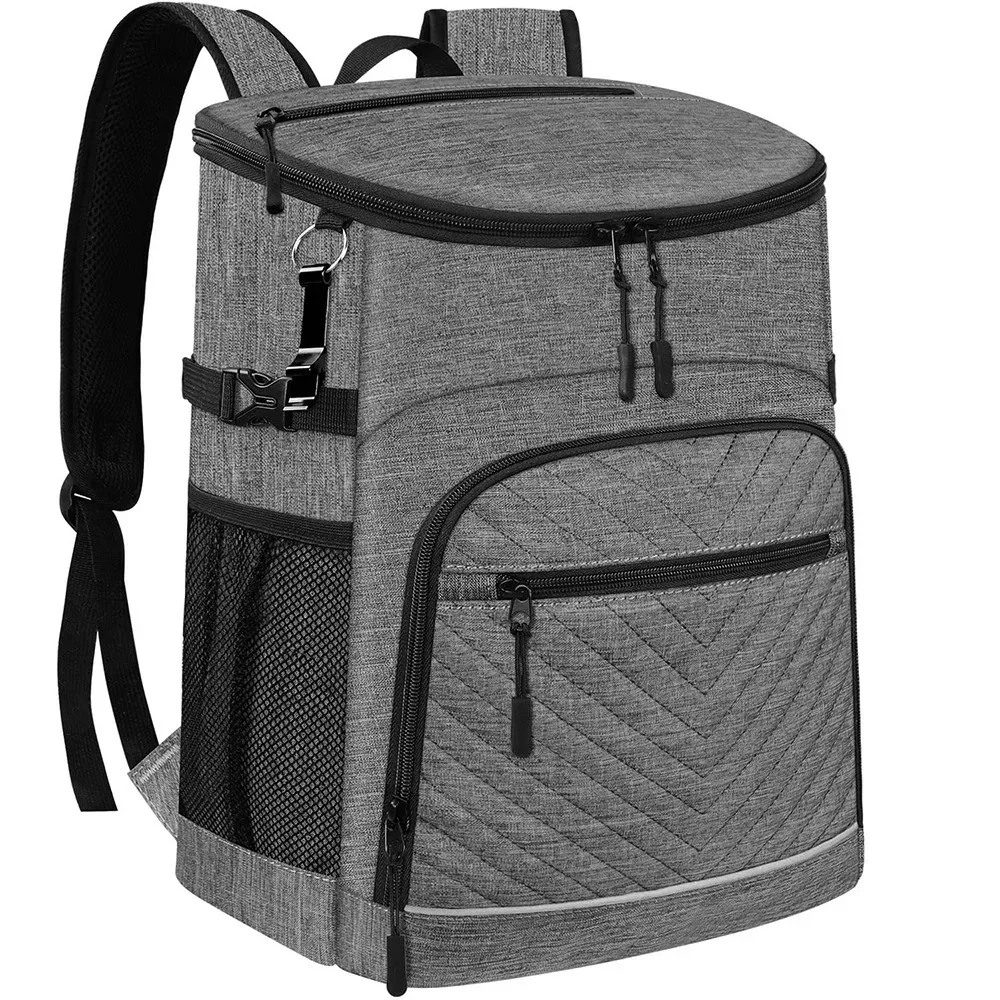 nouveau sac à dos isolé multifonctionnel matelassé sac à dos isotherme étanche camping en plein air grand