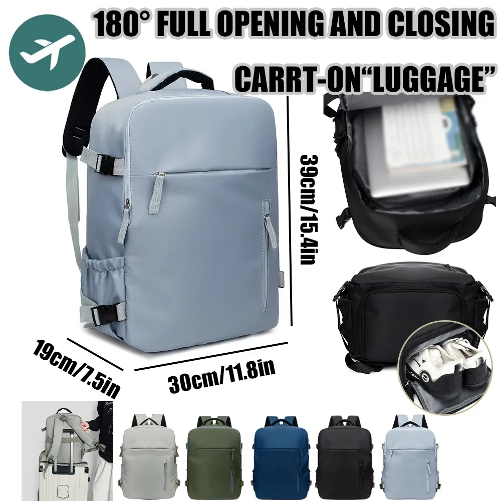 sac à dos de voyage 39x30x19cm, grande capacité, multi-compartiments, pour ordinateur portable, sac à dos pour courte distance (produit sélectionné)