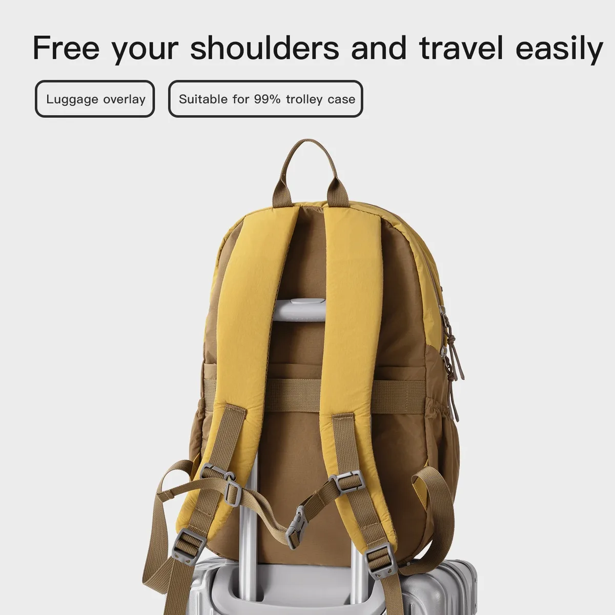 sac à dos en nylon grande capacité fouvor 2026 léger pour le voyage, la randonnée, le sport, les trajets quotidiens et l'école - modèle 3068-09