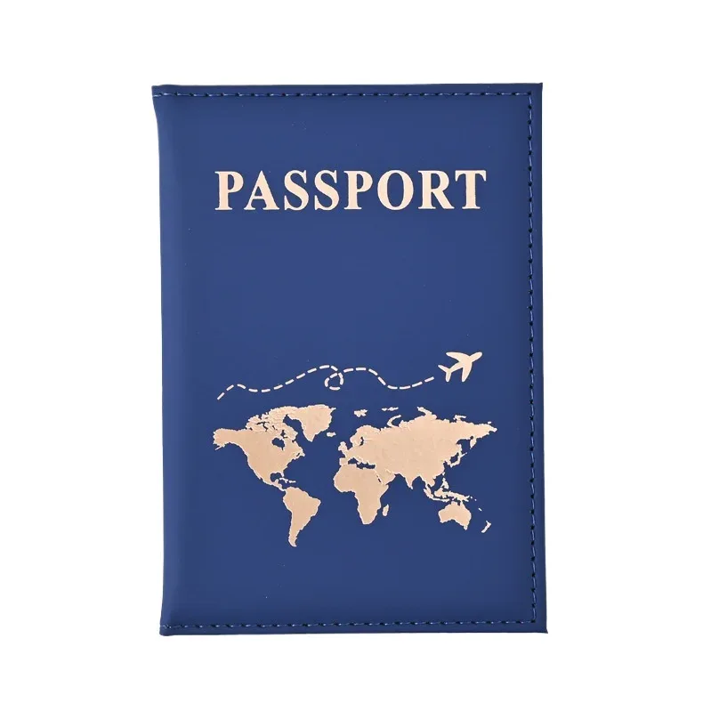 housse de passeport en pu, porte-passeport en cuir souple, porte-cartes de voyage, porte-documents de voyage portable, cadeau pour hommes et femmes