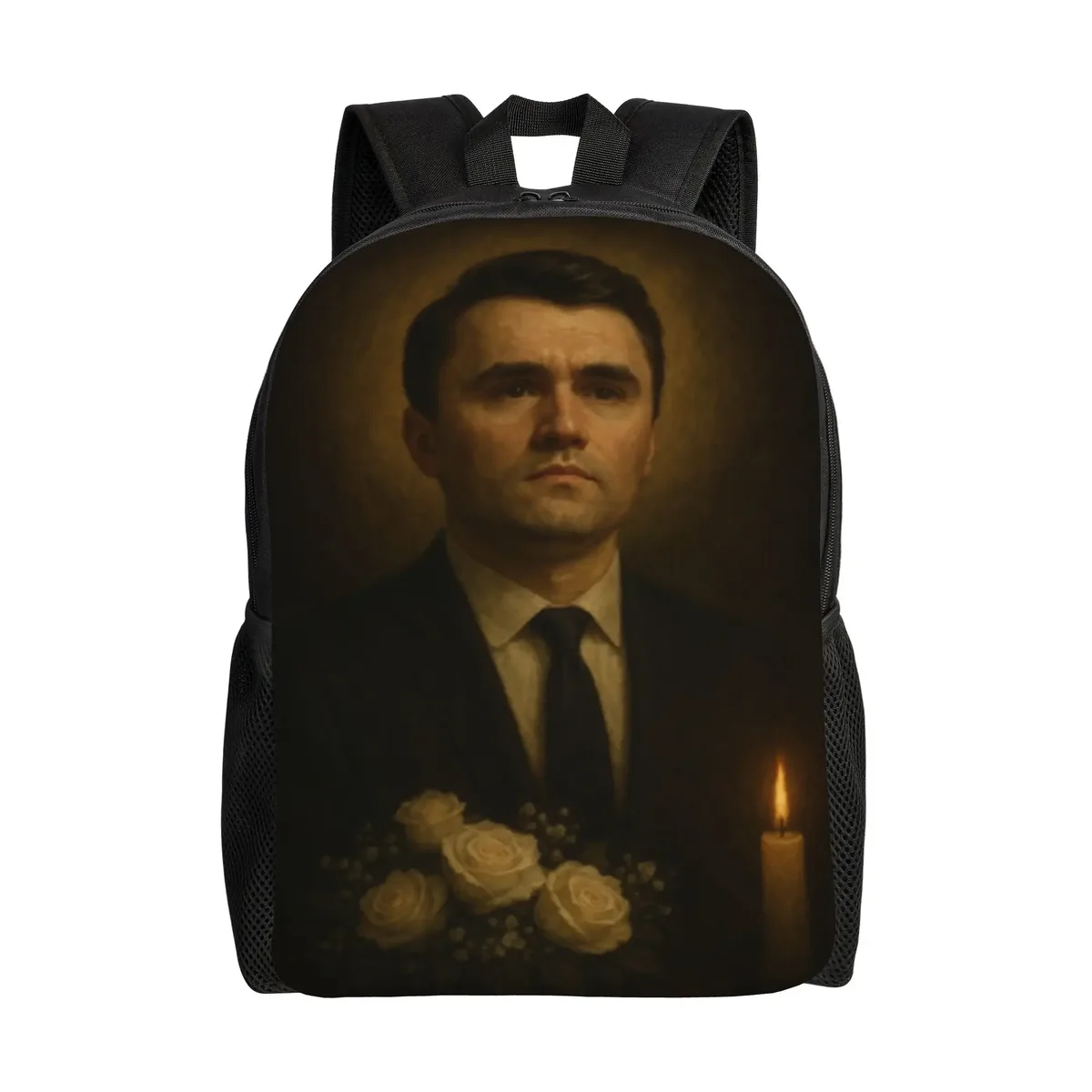 sac à dos charlie kirk angelic advocate kawaii, sacs à dos légers pour garçons, sacs de sport pour lycée, sac à dos design