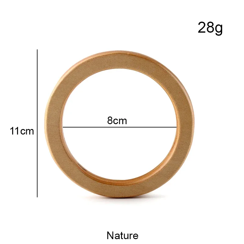 2/4/6 pièces – sac fourre-tout/pochette pour femme avec poignée en bois style printemps-été et poignées interchangeables pour la fabrication de portefeuilles diy