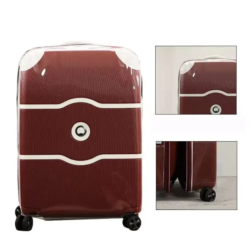 juste de bagage pour delsey, étui de protection air valise avec fermeture éclair, housses en cuir personnalisées, valise non incluse