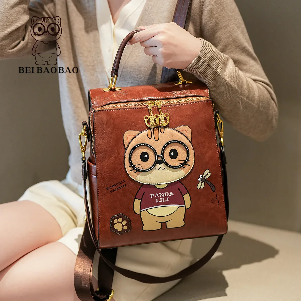 Mode femmes Sac à dos concepteur en cuir Pu voyage Sac à dos Sac à bandoulière décontracté sacs d'école de haute qualité pour adolescents filles Sac