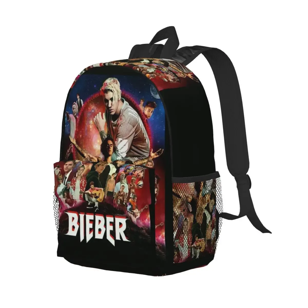 Sac à dos Justin Bieber pour étudiants, garçons et filles, sac d'école pour hommes et femmes, sacs à bandoulière pour ordinateur portable