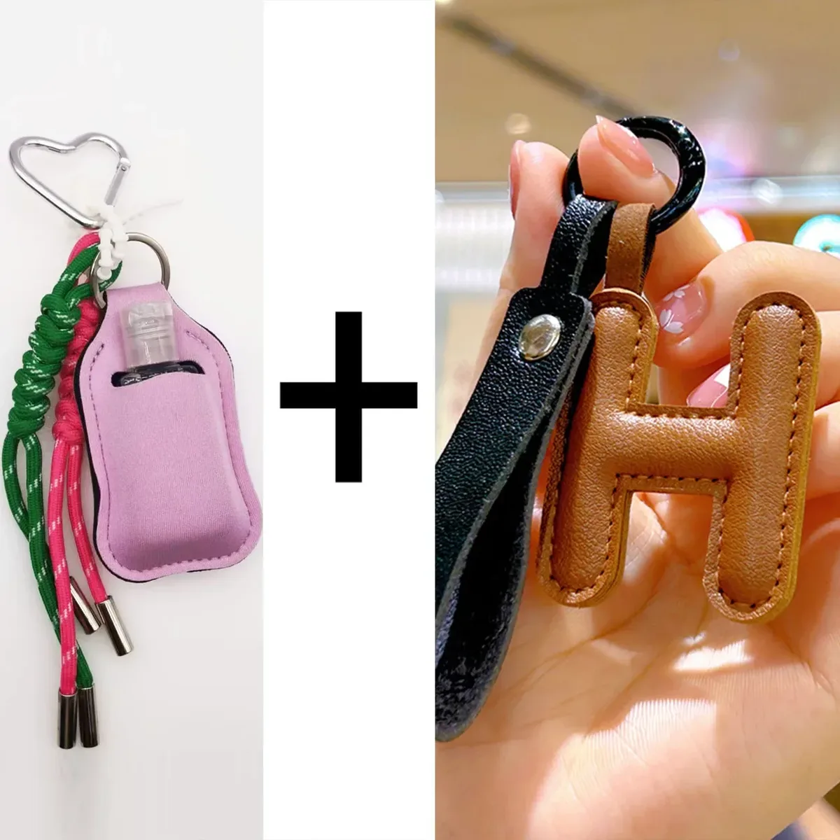 pendentif lettre de l'alphabet pour sac à main, breloques de sac ita, sac à main pour femme, décoration de sac à dos pour homme, porte-clés