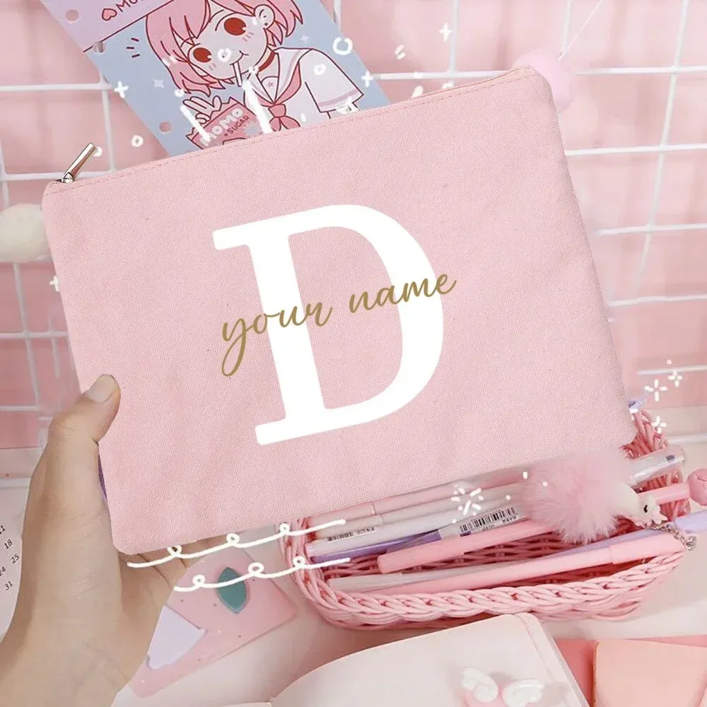sacs cosmétiques personnalisés avec nom pour demoiselles d'honneur, trousse de maquillage pour filles, trousse de toilette de voyage, cadeaux de mariage et d'anniversaire pour elle