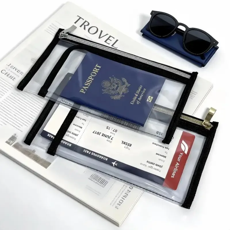 sac à pinceaux de maquillage, design multicouche, sac de rangement cosmétique étanche, sac de rangement pour passeport et documents, sac de rangement à compartiments multiples