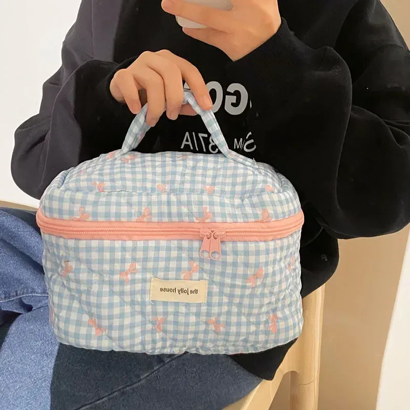 trousse de maquillage pour femmes, 1 pièce, grande capacité, organisateur de cosmétiques de voyage, pochette de toilette, sac de rangement étanche pour salle de bain pour filles