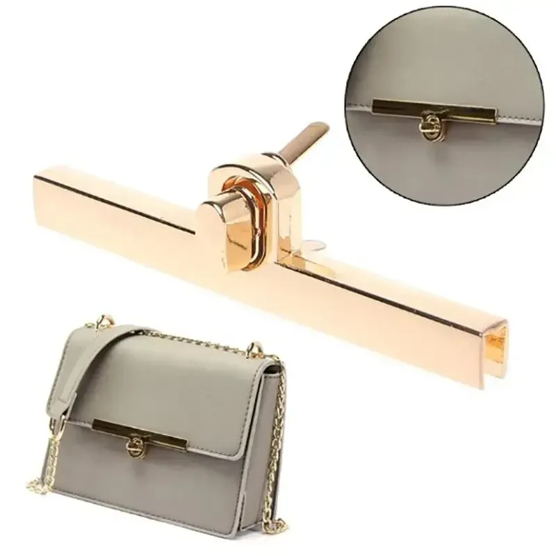 6 pièces 9.5cm sac en métal bande tourner serrure torsion serrure fermoir boucles en cuir artisanat femmes sac à main sac à bandoulière sac à main matériel de bricolage