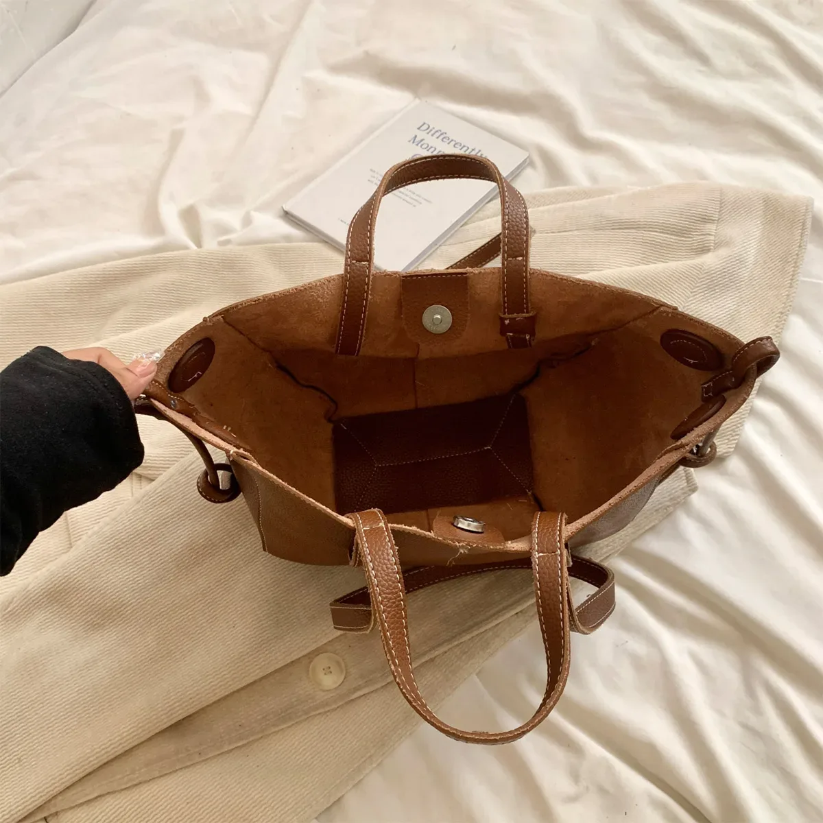 sac à dos grande capacité en cuir pour femme, sac à main de luxe pour le quotidien, sac de shopping, sac de voyage, sac fourre-tout imperméable et tendance