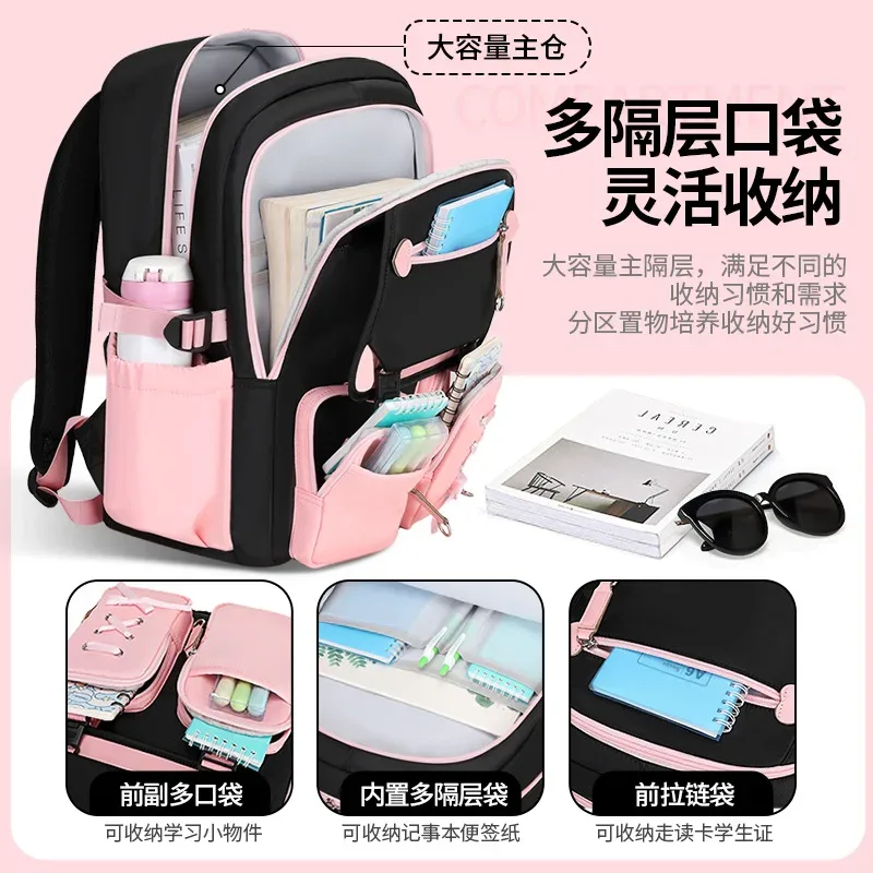 sac à dos scolaire tendance pour filles, sacs d'école pour adolescentes, sac à dos pour ordinateur portable, sac à dos de voyage décontracté, sac à livres, cartable pour enfants, imperméable