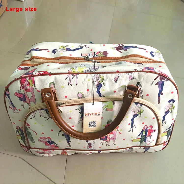 sac polochon de voyage en cuir pu pour femmes et hommes, sac de voyage étanche de grande capacité, sac de bagage multifonction à fermeture éclair, offre spéciale