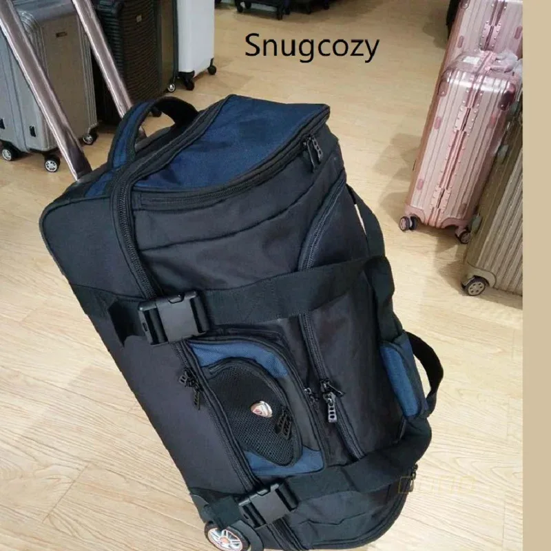 snugcozy sac à dos étanche valise de voyage de haute qualité et grand volume bagages roulants femmes boîtier de chariot 27 "30" pouces boîte