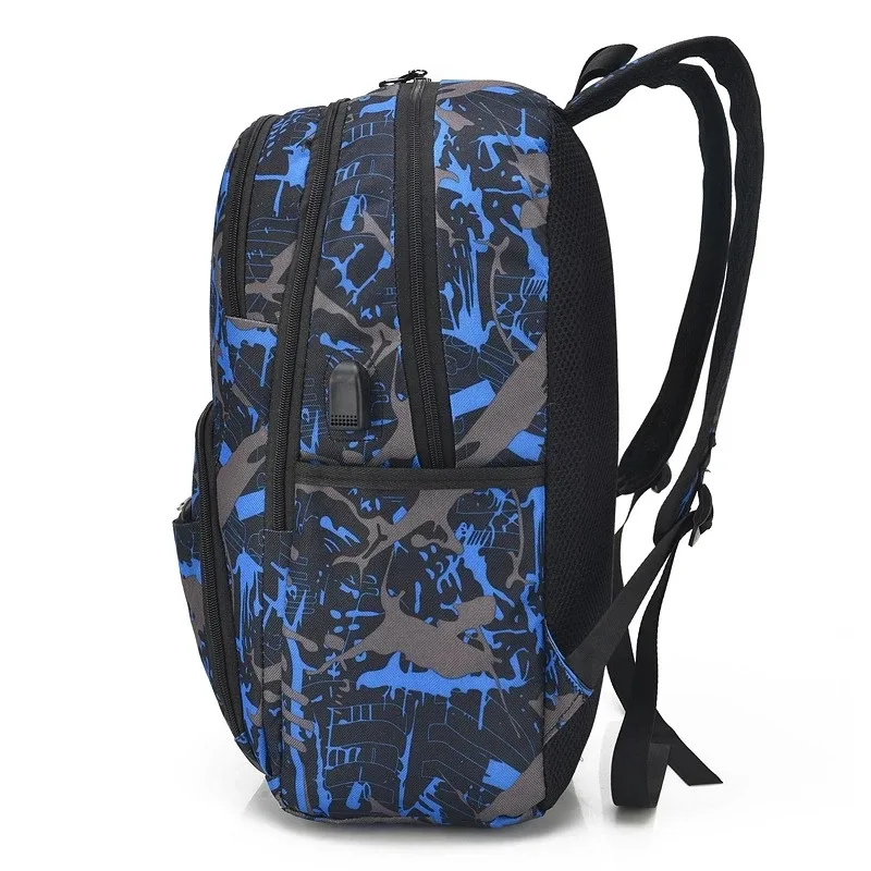 sac à dos usb 3 pièces/ensemble pour homme et femme, accessoire de voyage et d'école pour lycéen