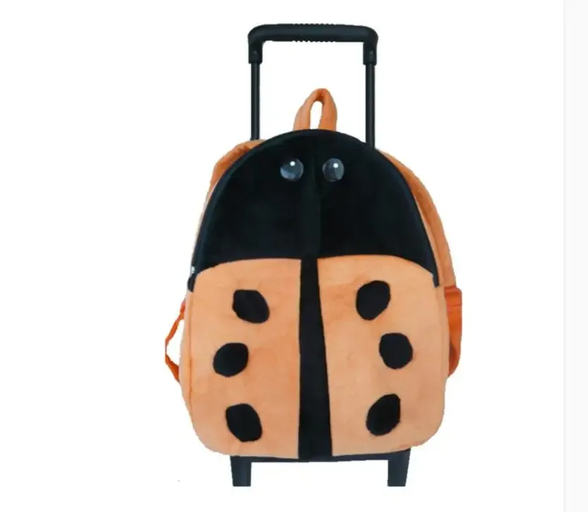 sac d'école de dessin animé pour bébés, sac à dos à roulettes pour écoliers, chariot de voyage sr, sac à roulettes