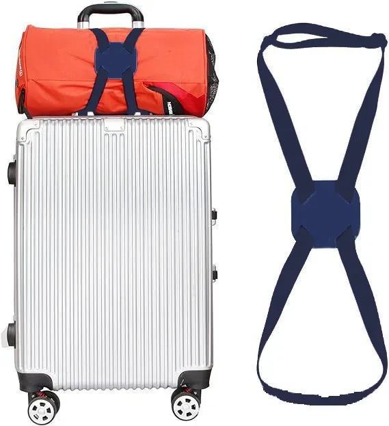 sangle de bagage en nylon élastique réglable avec boucle pour valise, ceinture de fixation pour bagages, accessoires de voyage