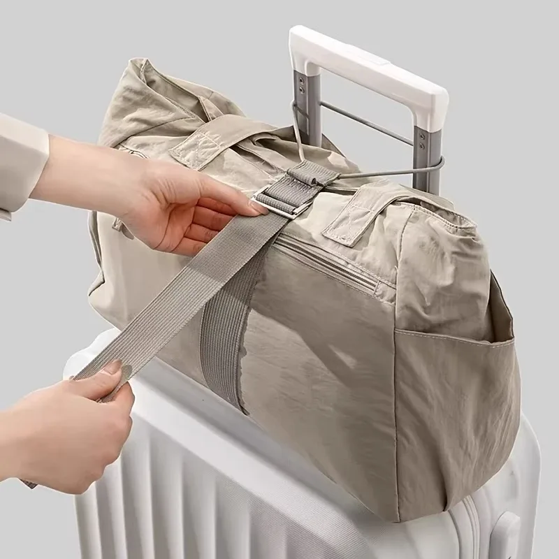 sangle de bagage réglable 2-en-1 avec boucle et verrouillage à dégagement rapide, légère et facile à utiliser, adaptée aux sacs à dos et aux costumes.