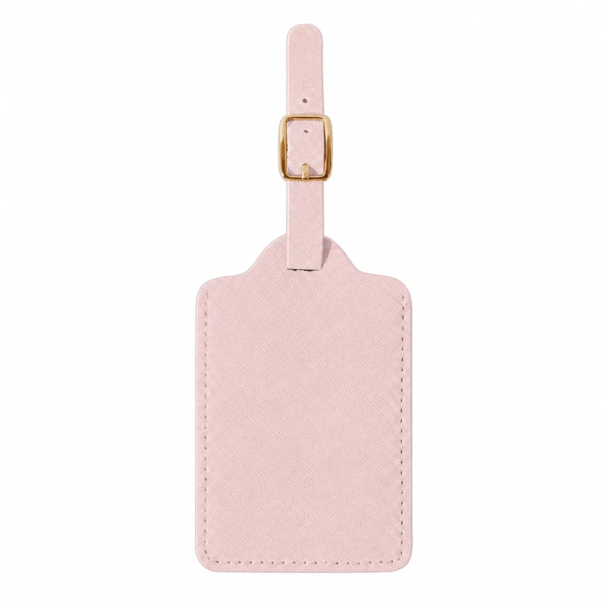 étiquette de bagage rose à 26 lettres, adaptée pour la plage, les vacances d'été, la rentrée scolaire et d'autres occasions.